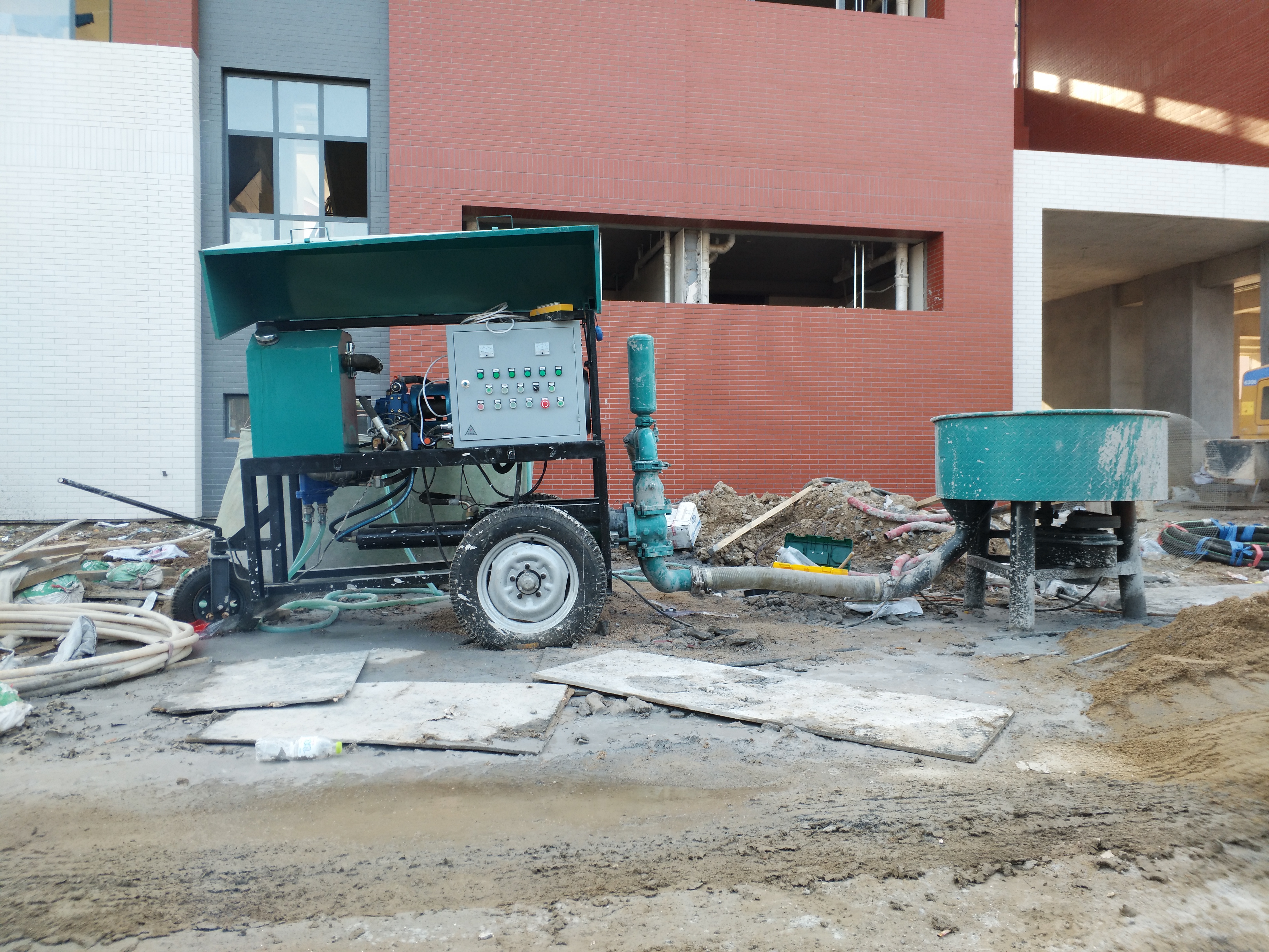 砂漿泵濱州（zhōu）現場